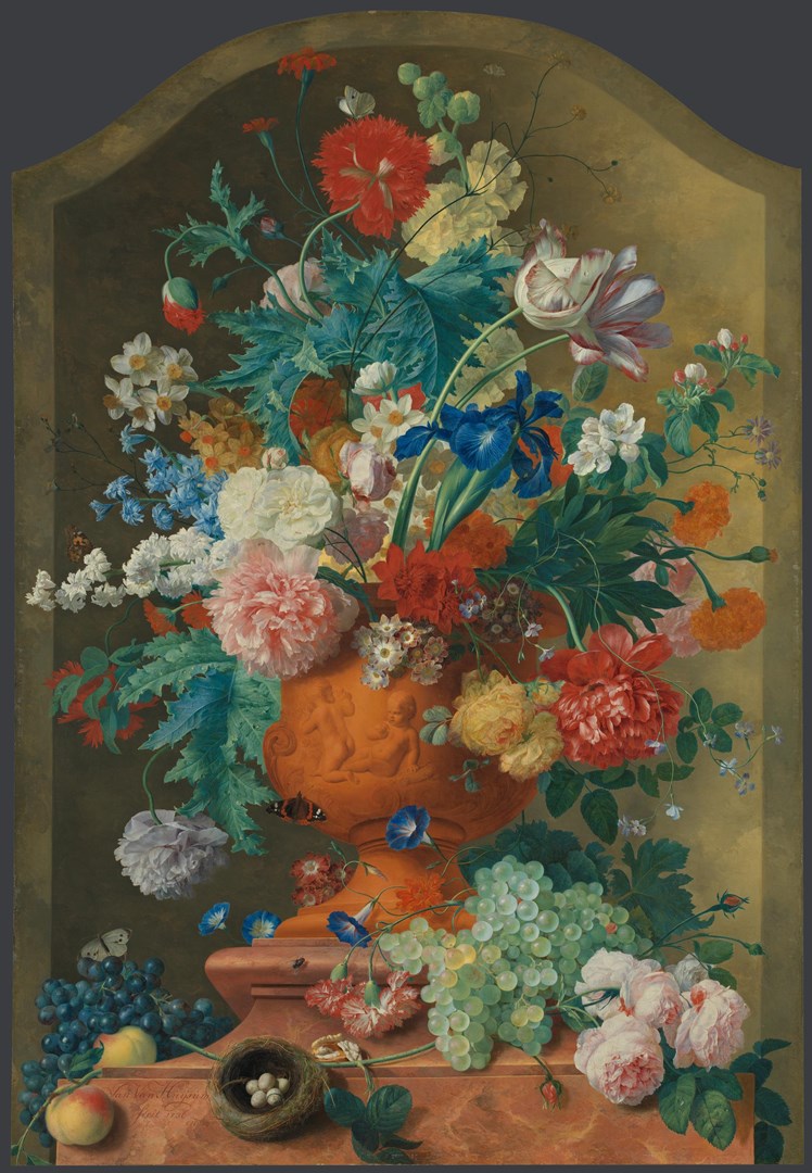 Obraz van Huysuma w podróży pod strzechy
