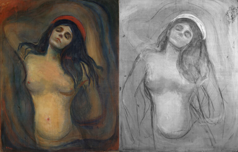 Nieznane rysunki w „Madonnie” Edvarda Muncha