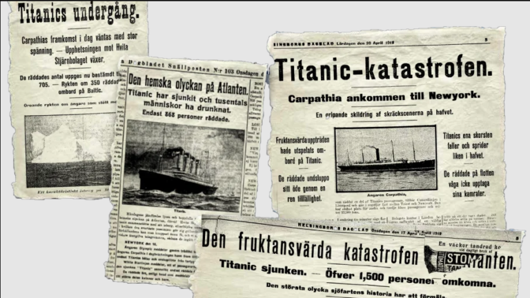 Mity, opowieści i prawdziwe życie na Titanicu – wiosenna wystawa w Sundsvall
