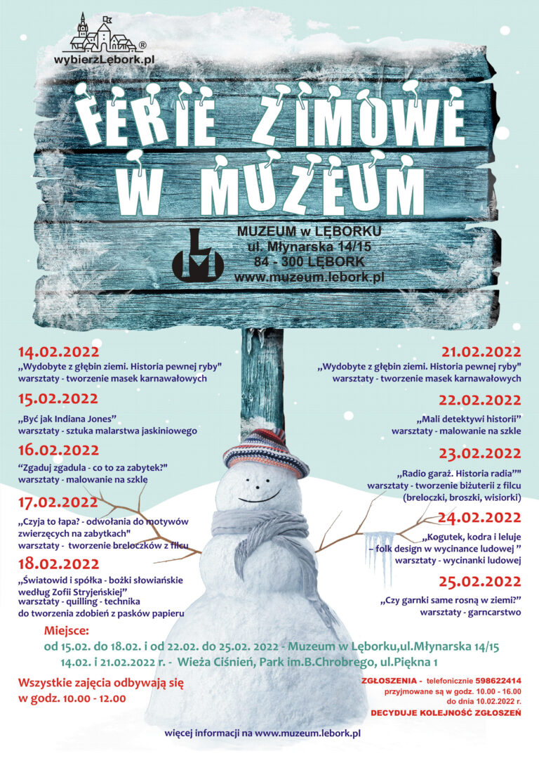 Ferie zimowe w Muzeum w Lęborku