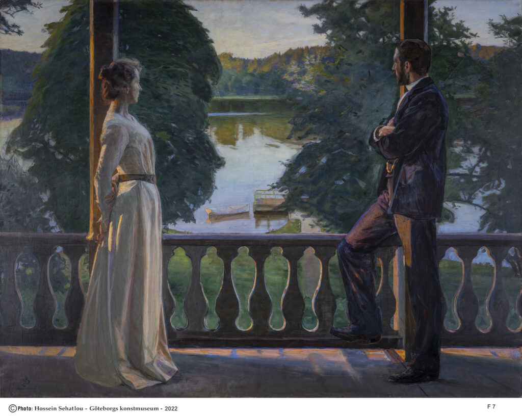 Richard Bergh (1858–1919, Szwecja), Nordycki letni wieczór, 1899–1900