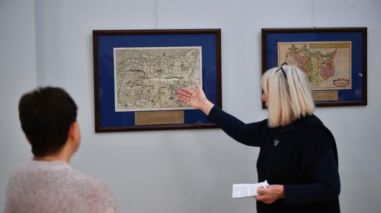 XVI wieczna mapa i zdjęcia z 1934 na nowej wystawie w PAN Bibliotece Gdańskiej