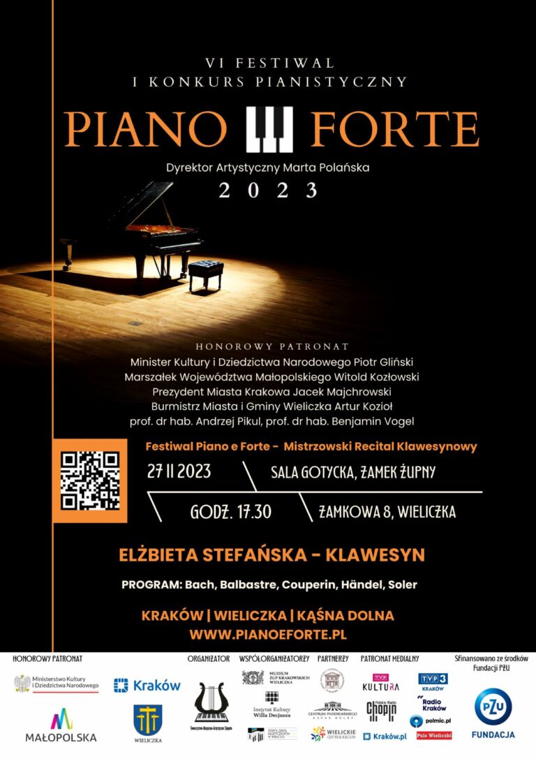VI Festiwal i Konkurs Pianistyczny „Piano e Forte” 2023