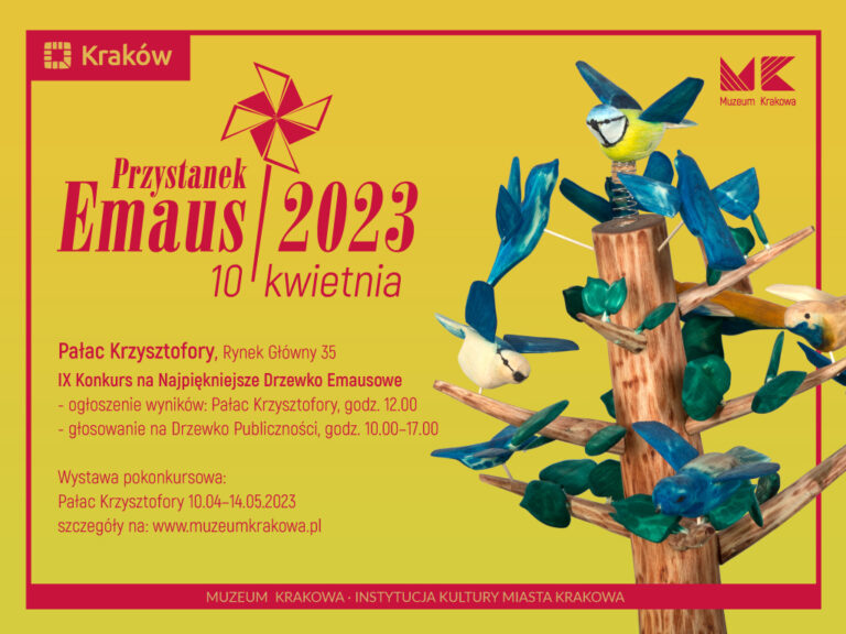 PRZYSTANEK EMAUS 2023 – Muzeum Krakowa zaprasza!