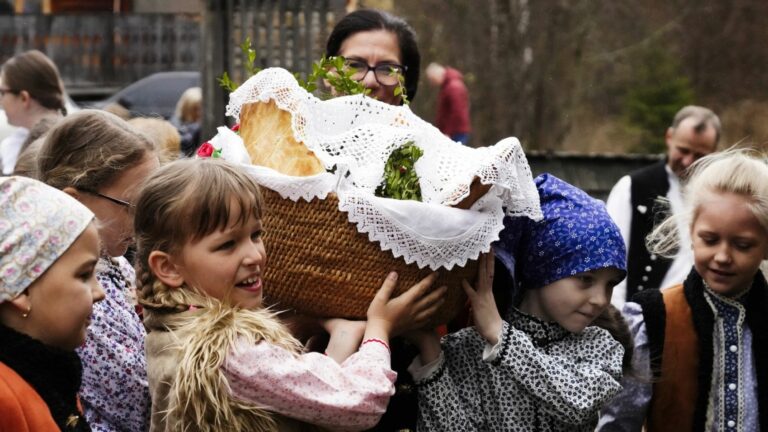 Konkurs i święcenie pokarmów w muzeum w Zubrzycy Górnej