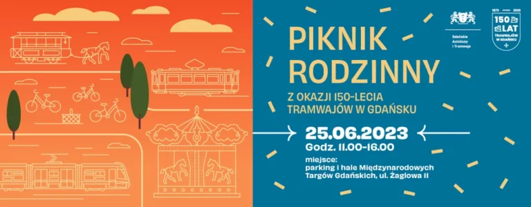 150 lat tramwajów w Gdańsku! 25 czerwca zapraszamy do wspólnego świętowania