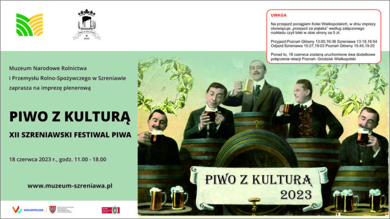 PIWO Z KULTURĄ – XII SZRENIAWSKI FESTIWAL PIWA