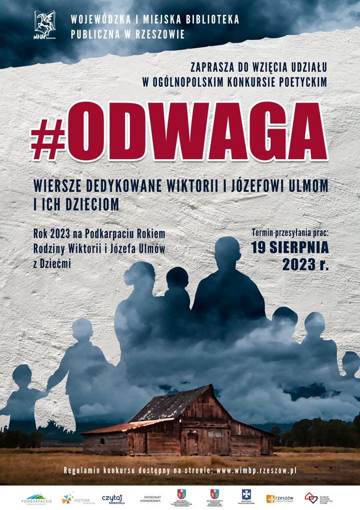 Zaproszenie do udziału w ogólnopolskim konkursie poetyckim #ODWAGA