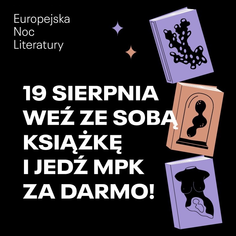 19 sierpnia z książką we Wrocławiu jedziemy bez biletu – zbliża się Europejska Noc Literatury