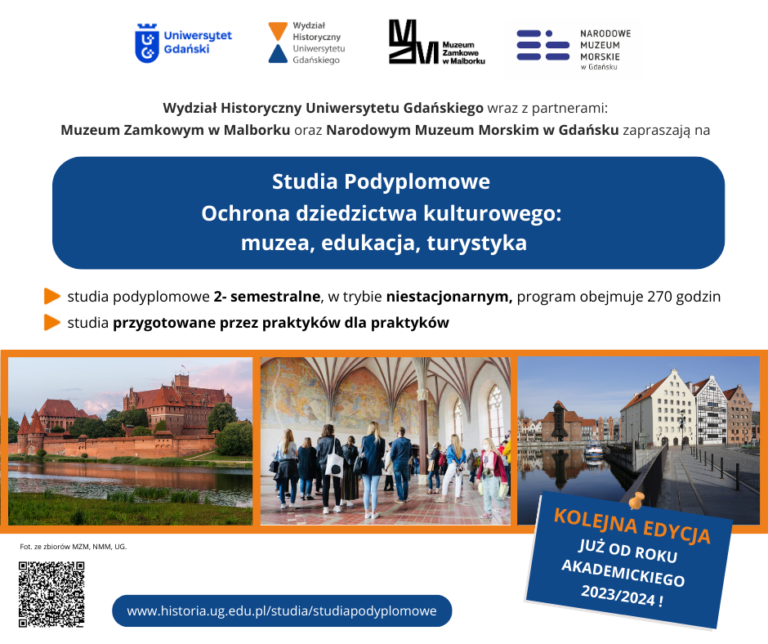 Studia Podyplomowe „Ochrona dziedzictwa kulturowego: muzea, edukacja, turystyka”