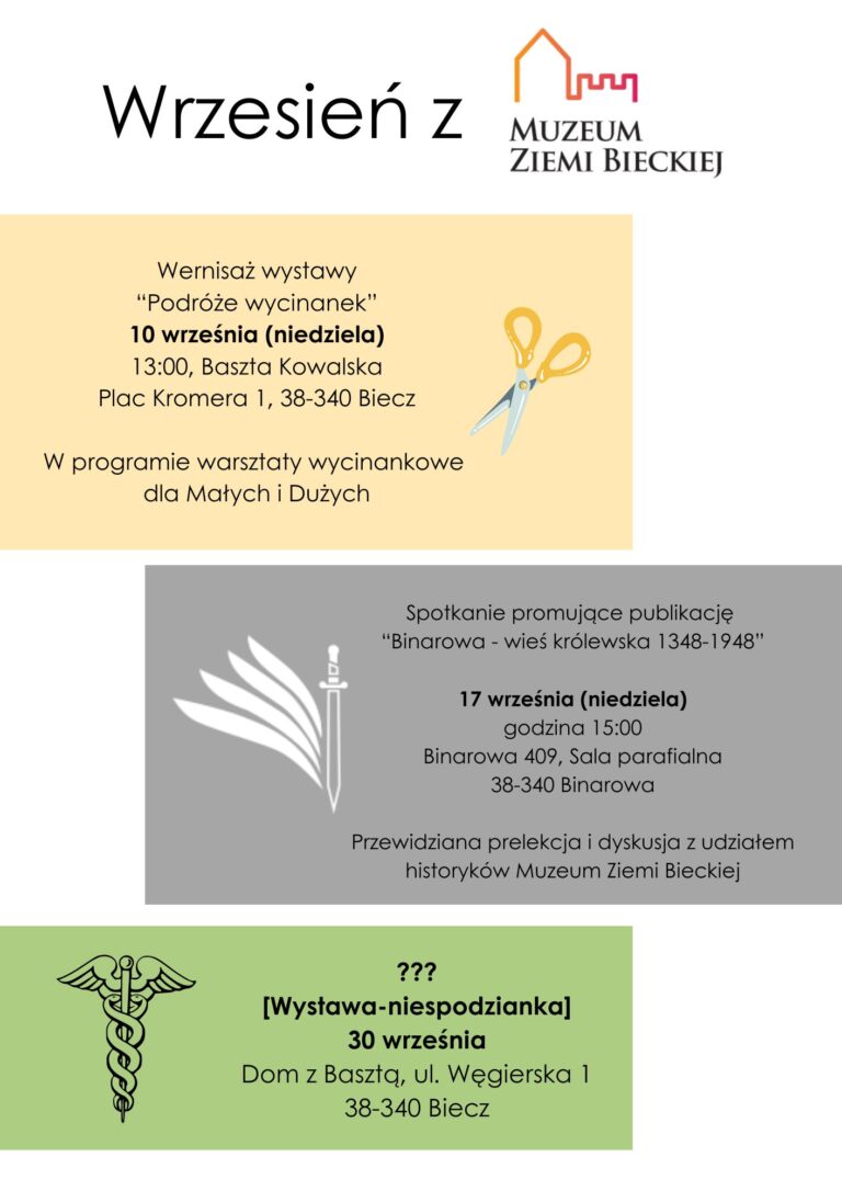 Muzeum Ziemi Bieckiej zaprasza