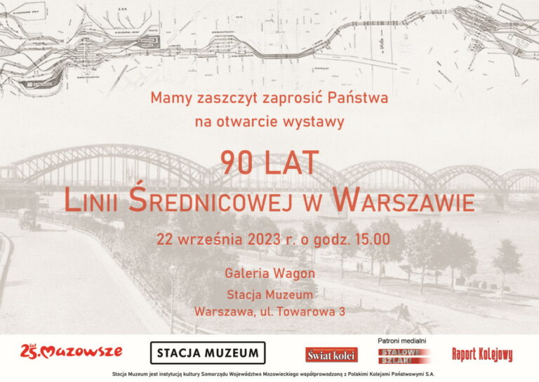 Otwarcie wystawy „90 lat linii średnicowej w Warszawie 1933-2023”w Stacji Muzeum w Warszawie