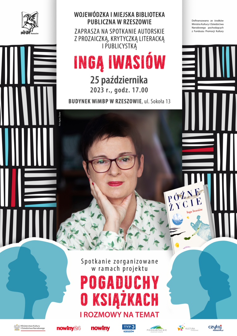 Spotkanie autorskie z Ingą Iwasiów