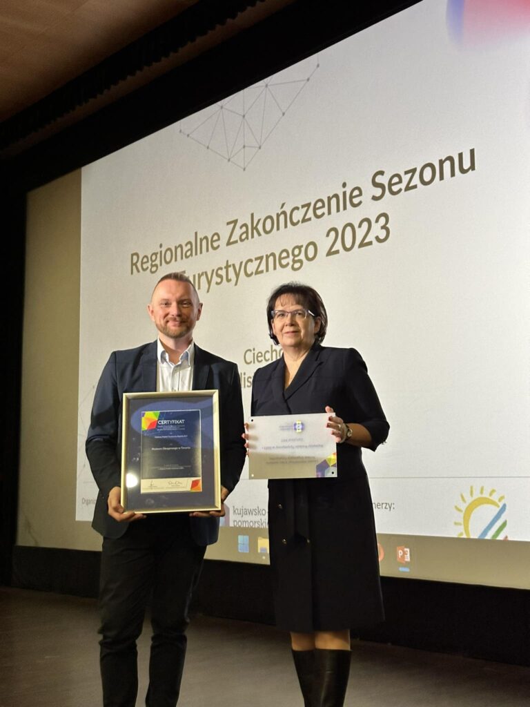 Certyfikat „Najlepszy Produkt Turystyczny Regionu 2023 roku” dla Muzeum Okręgowego w Toruniu
