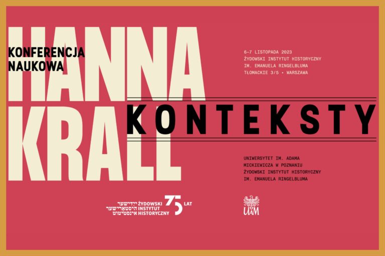 „Hanna Krall. Konteksty” konferencja naukowa | 4 – 10.11.2023