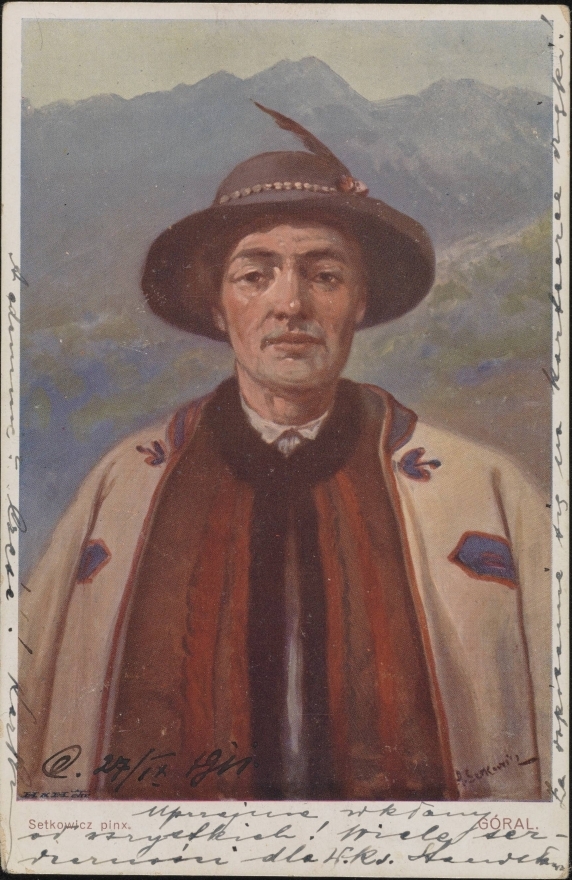 Góral – widokówka z 1911 roku