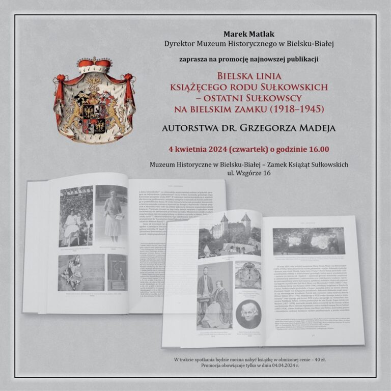 Promocja najnowszej publikacji Bielska linia książęcego rodu Sułkowskich