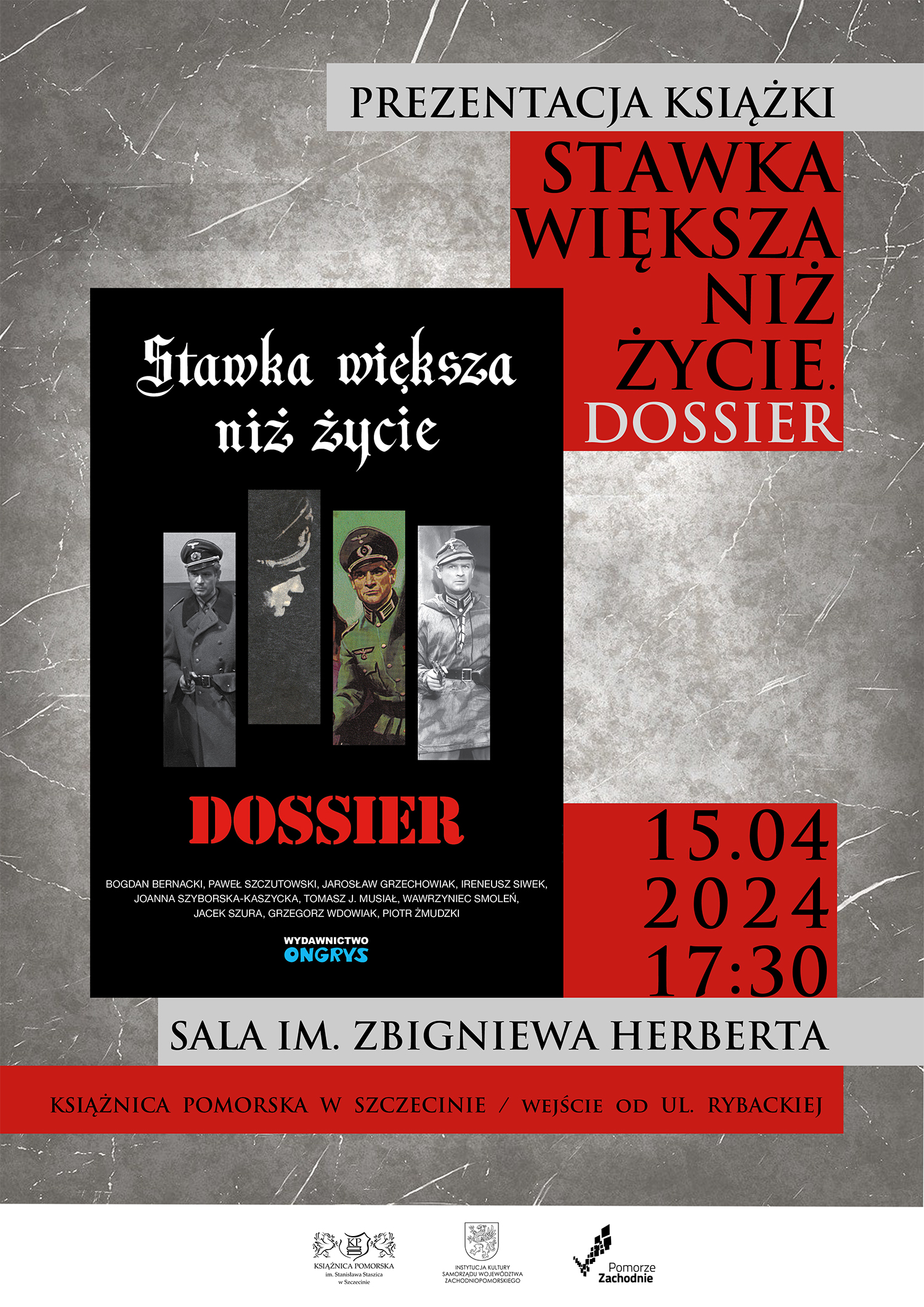 Prezentacja książki „Stawka większa niż życie. Dossier” - MuzeOn
