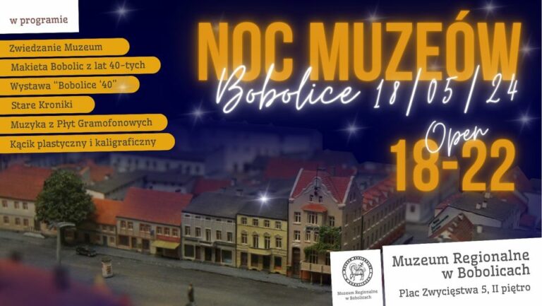 Noc Muzeów w Muzeum Regionalnym w Bobolicach