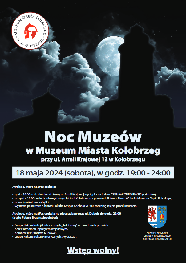 Noc Muzeów w Muzeum Miasta Kołobrzeg