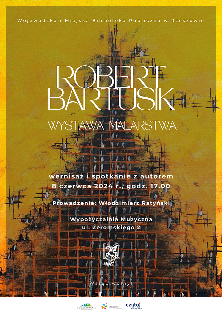Spotkanie z Robertem Bartusikiem i wernisaż jego wystawy