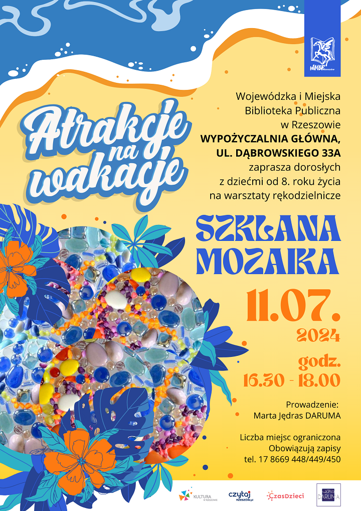 Atrakcje na wakacje w Wojewódzkiej i Miejskiej Bibliotece Publicznej w Rzeszowie