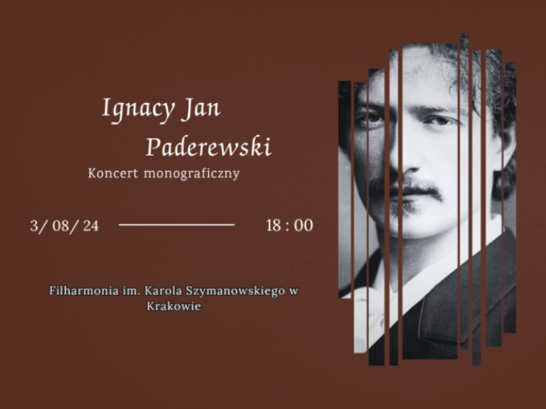 Koncert muzyki Ignacego Jana Paderewskiego
