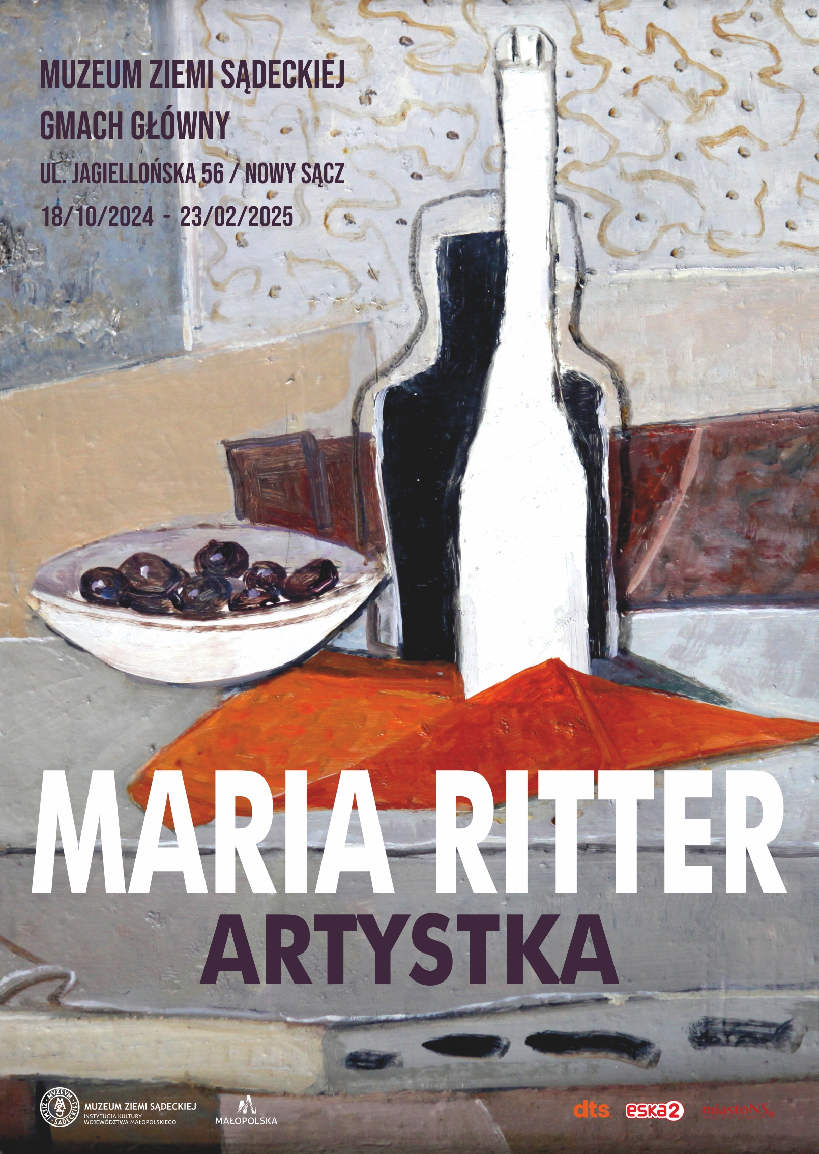 Maria Z Ritter Zaproszenie na wernisaż wystawy