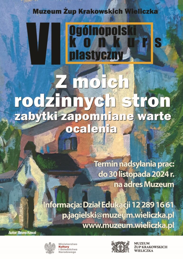 Ogólnopolski Konkurs Plastyczny pt. „Z moich rodzinnych stron – zabytki zapomniane, warte ocalenia”