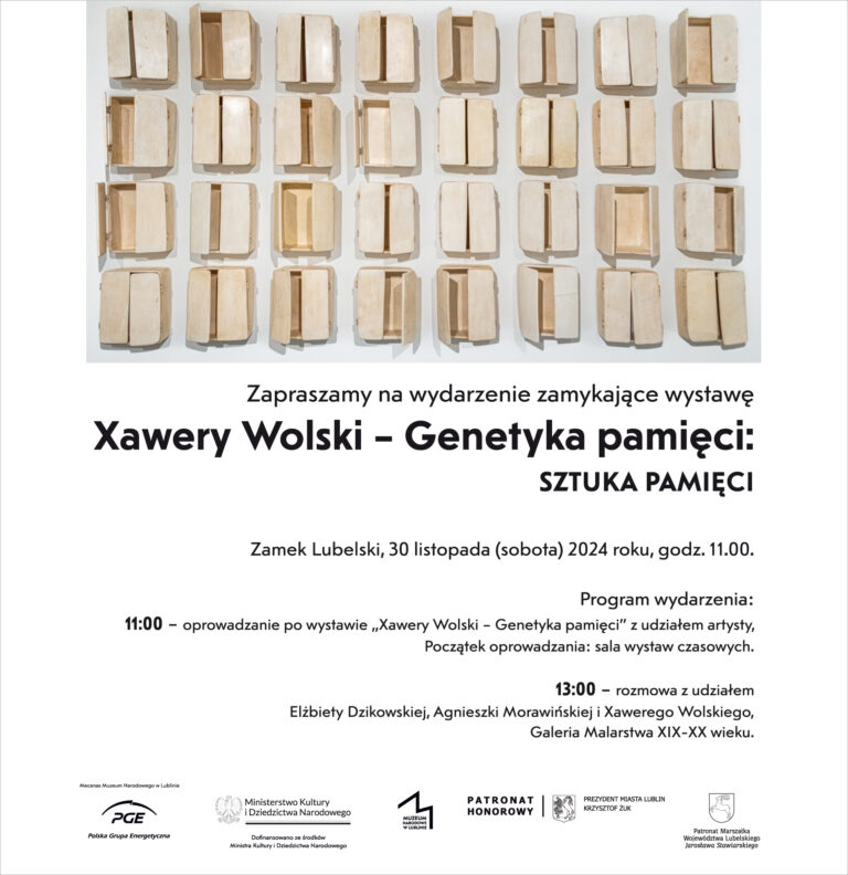 Finisaż wystawy „Xawery Wolski. Genetyka pamięci”