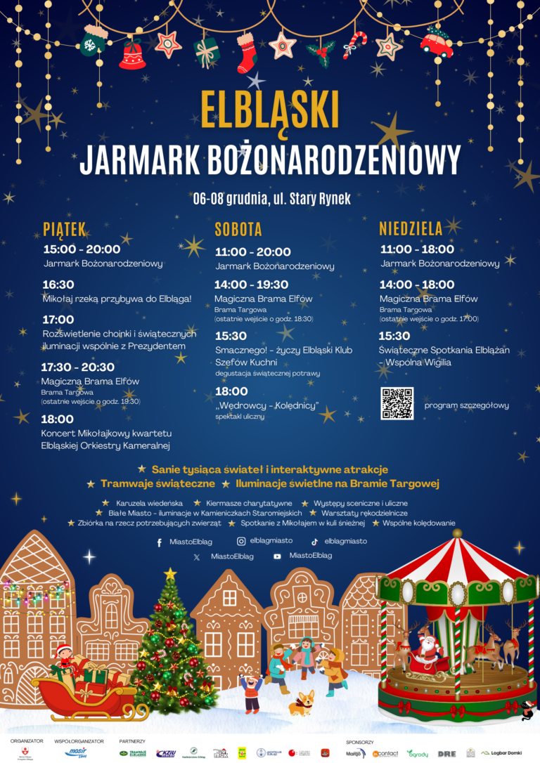 Elbląski Jarmark Bożonarodzeniowy już w najbliższy weekend!