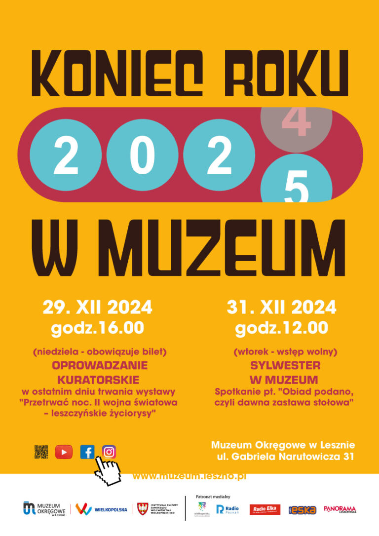 Koniec roku w Muzeum – zapraszamy na dwa wydarzenia