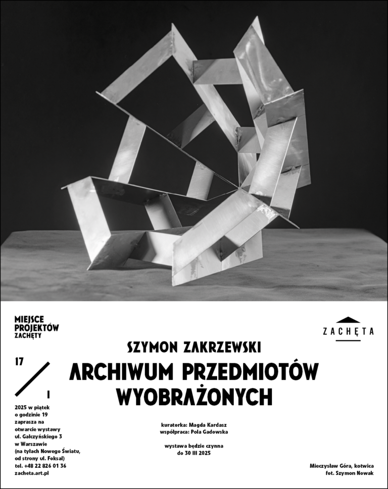 Szymon Zakrzewski. Archiwum Przedmiotów Wyobrażonych – alternatywna historia polskiego designu w Miejscu Projektów Zachęty