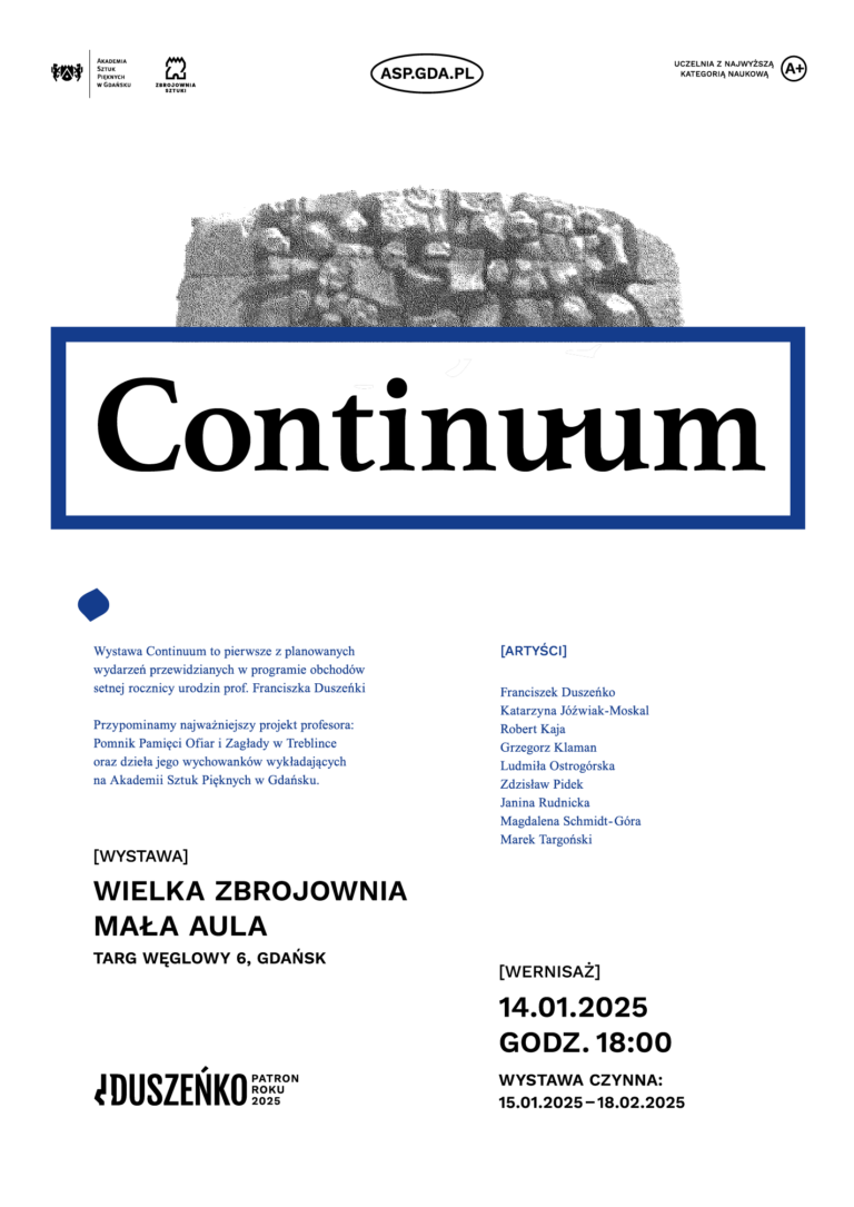 Wystawa „CONTINUUM” | obchody roku Franciszka Duszeńki