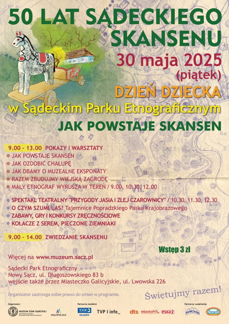 Plakat informujący o dniu dziecka.