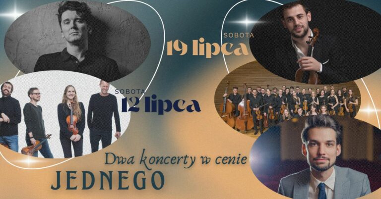 Kup bilet na jeden koncert i ciesz się muzyką podwójnie!