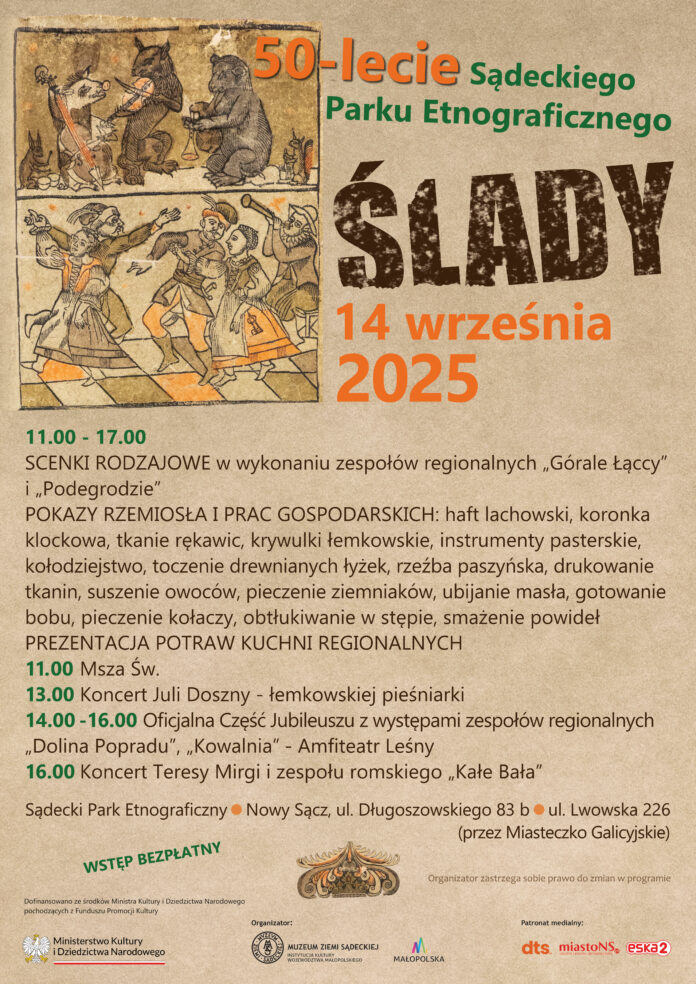 Plakat informujący o wydarzeniu.