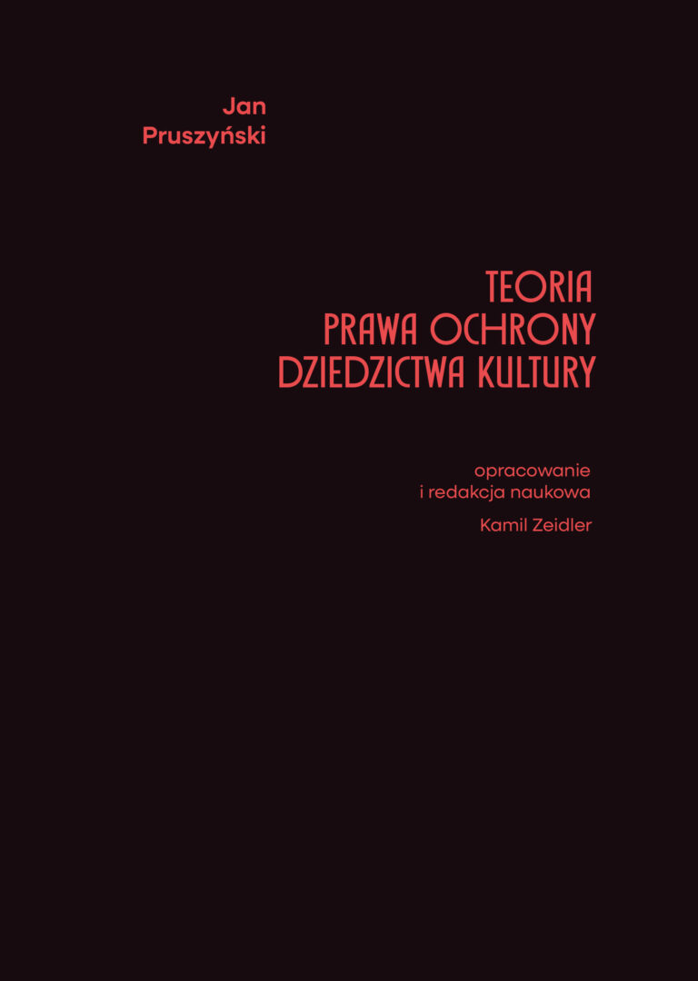 Okładka książki Teoria prawa ochrony dziedzictwa kultury
