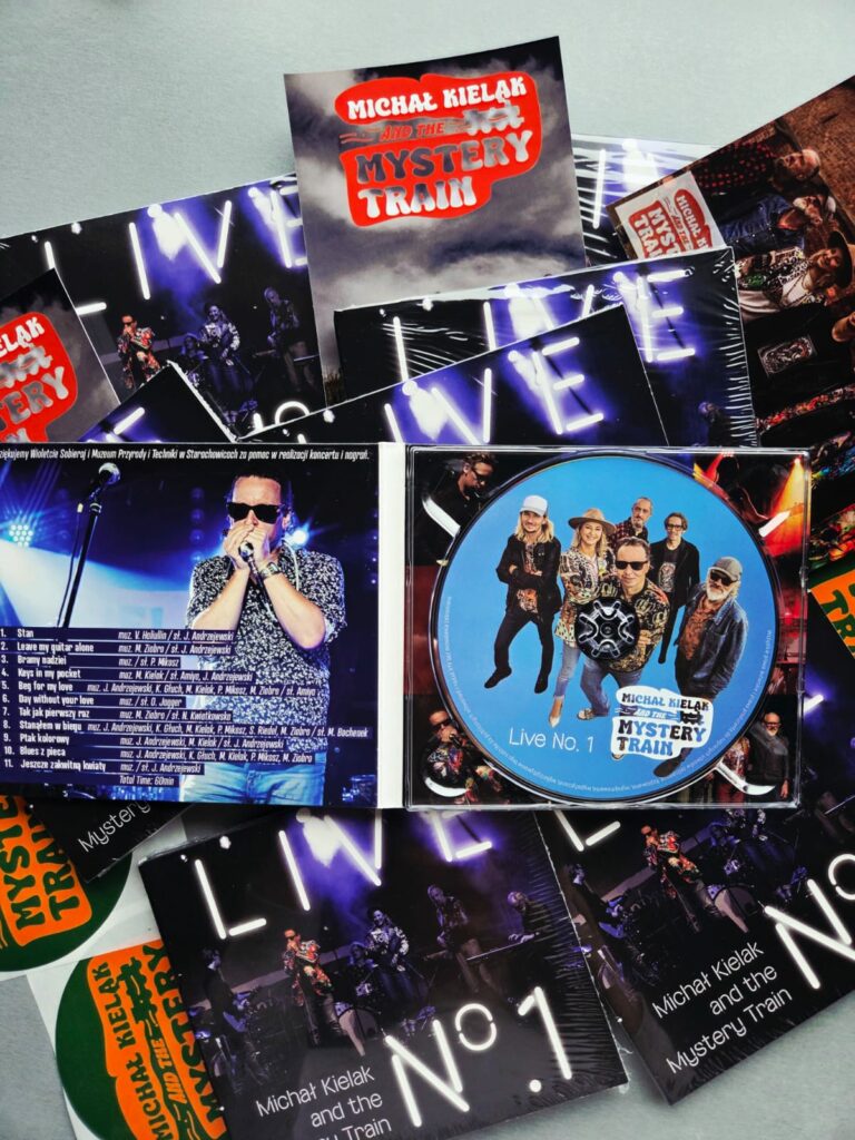 Płyta „LIVE No.1” zespołu Michał Kielak &The Mystery Train