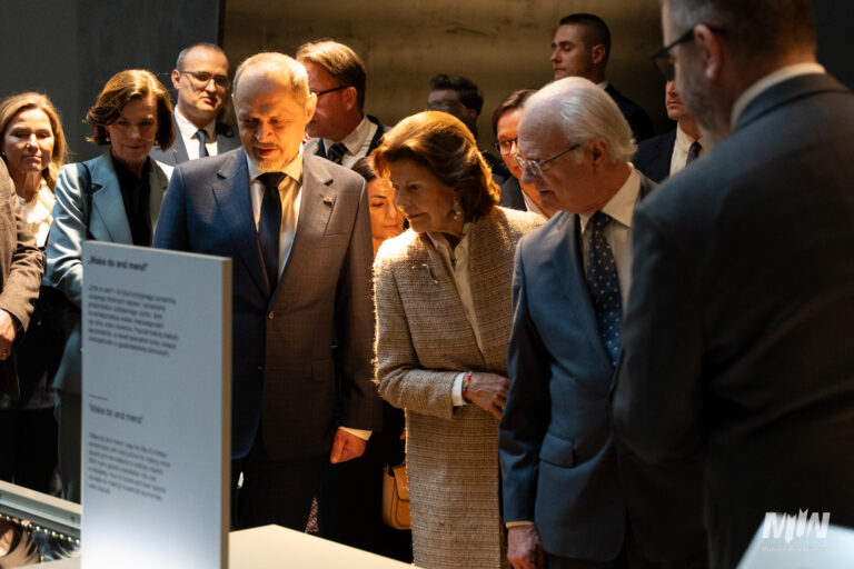 Szwedzka para królewska w Muzeum II Wojny Światowej