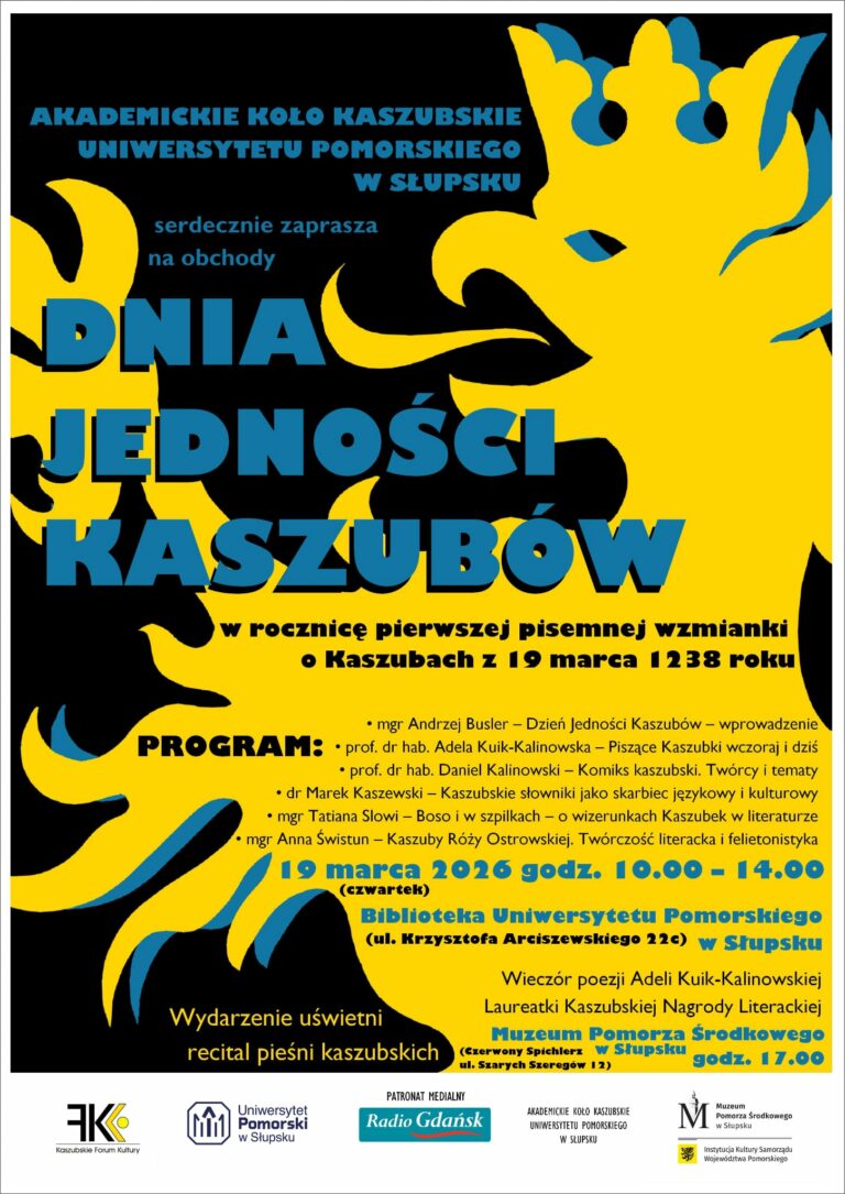 Wieczór poezji Adeli Kuik-Kalinowskiej w ramach Dnia Jedności Kaszubów