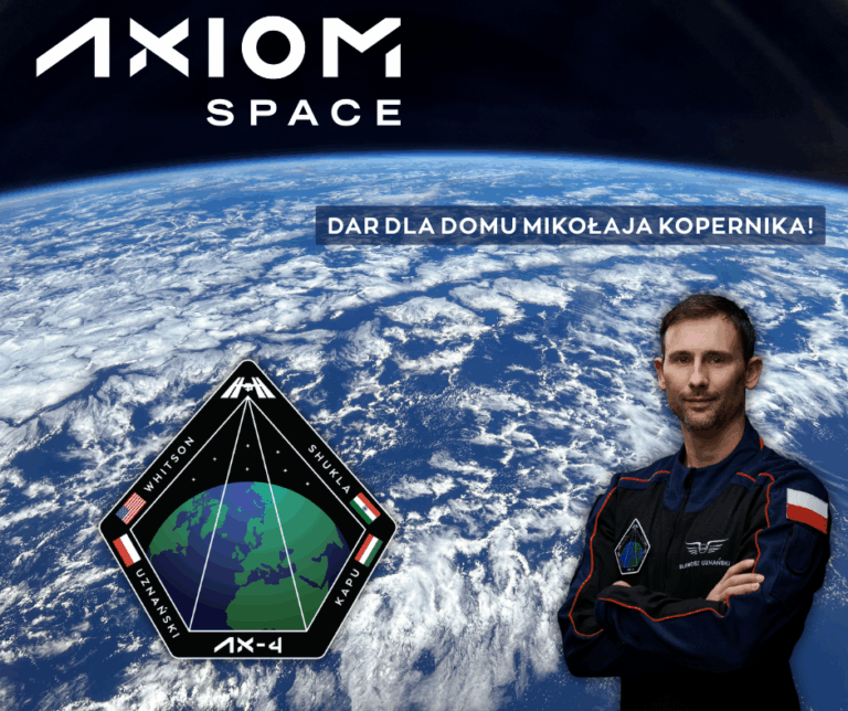 Naszywka z misji Sławosza Uznańskiego-Wiśniewskiego w Domu Mikołaja Kopernika