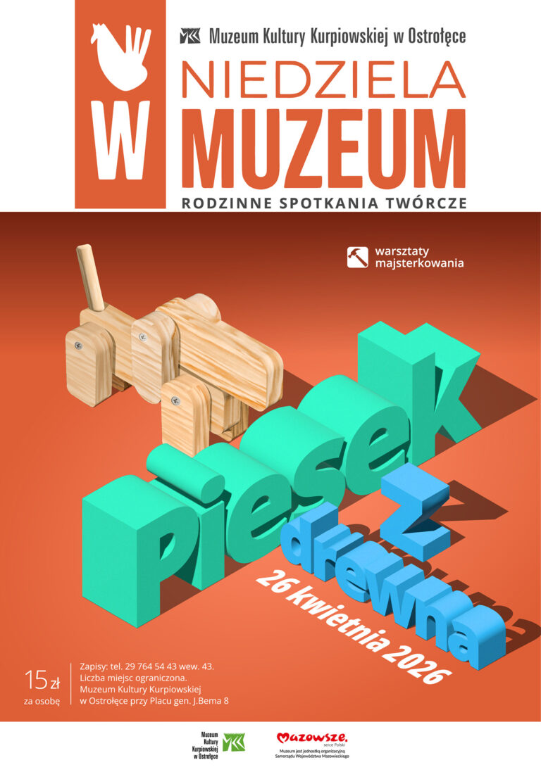 Piesek z drewna