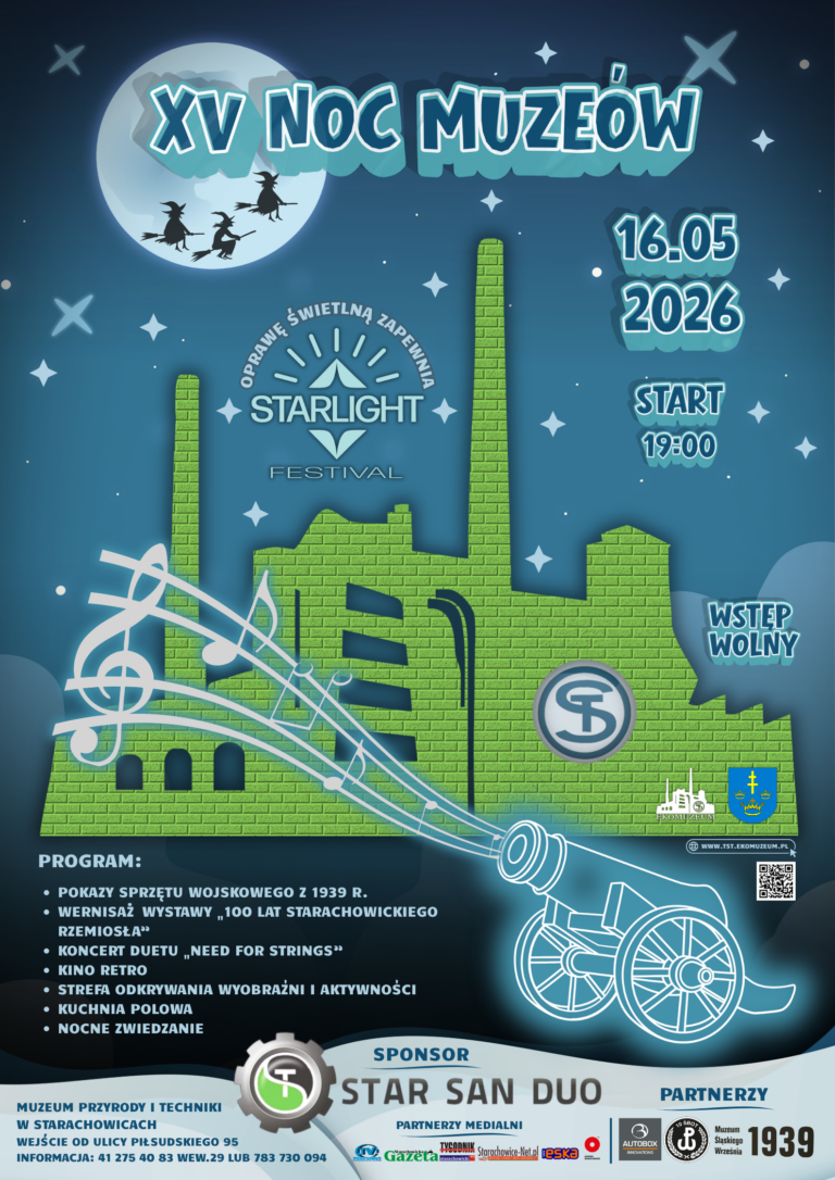XV Noc Muzeów w Starachowicach – wyjątkowa noc pełna atrakcji!