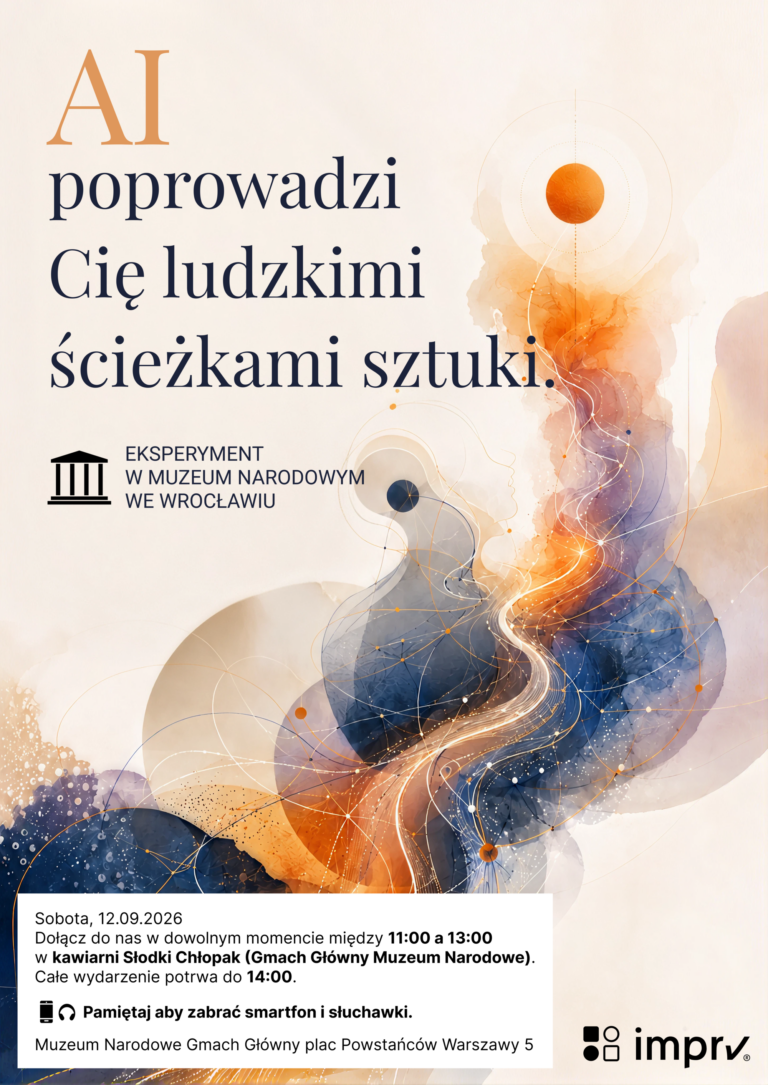 Od świątyni sztuki do przestrzeni dobrostanu.               „AI poprowadzi Cię ludzkimi ścieżkami sztuki”- eksperyment muzealny z wykorzystaniem AI